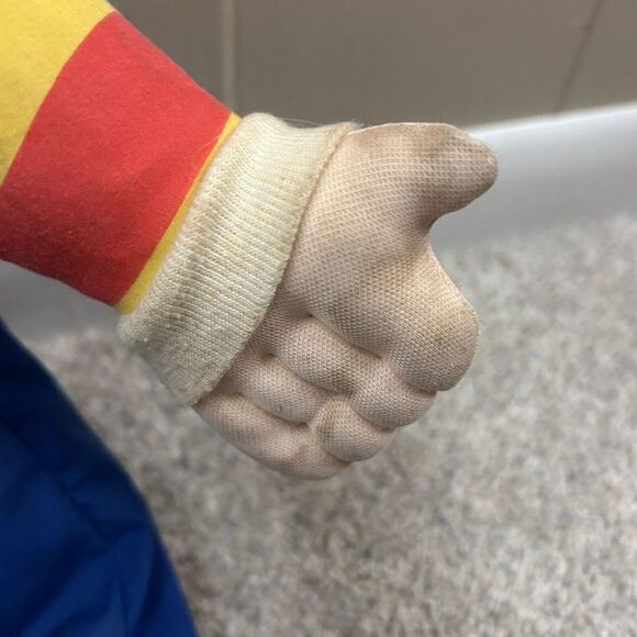 Vintage My Buddy Doll 1985 Hasbro Original Outfit Blue Eyed Brown Hair Hat - Picture 4 of 10